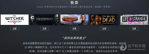 Steam�󽱵�ͶƱ