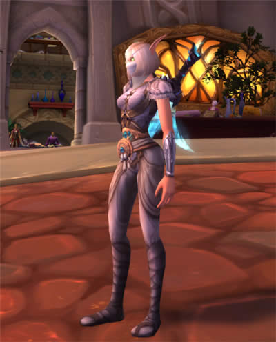 盗贼皮甲幻化 白衣刺客是一种不同的美