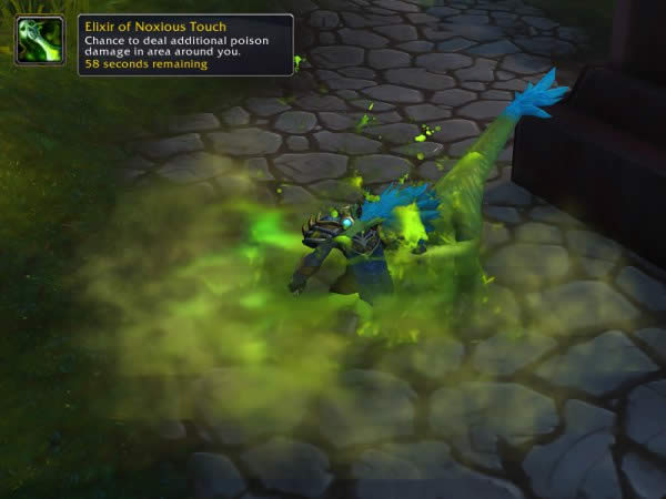 《魔兽世界》8.0测试服炼金药水效果展示